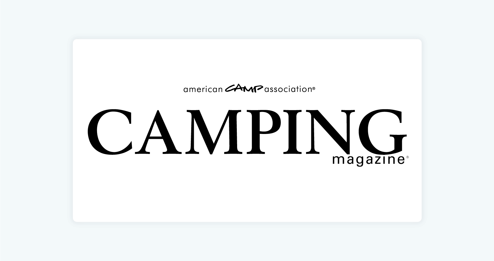 Camping Magazine Logo