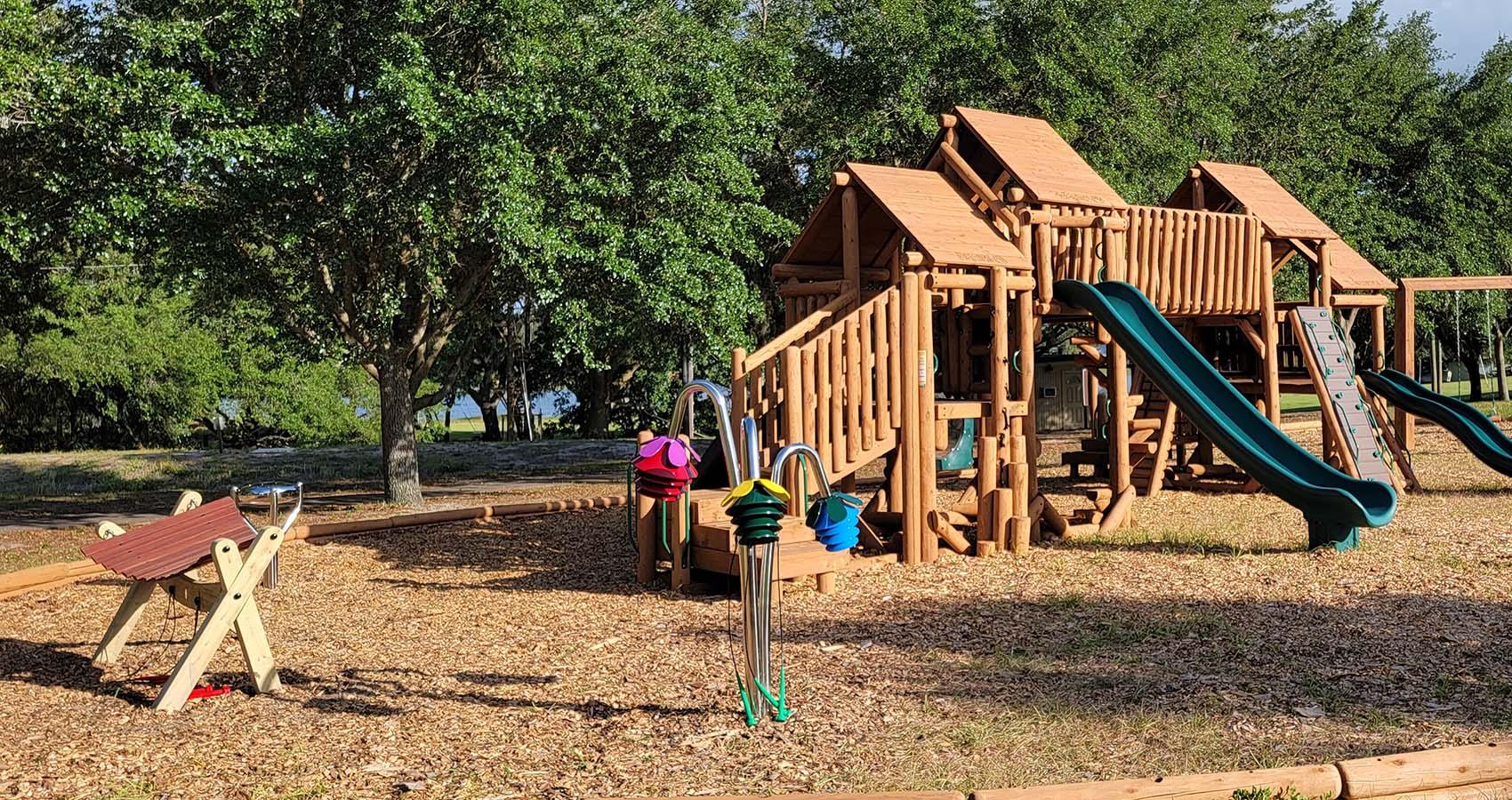 playground with musical instruments