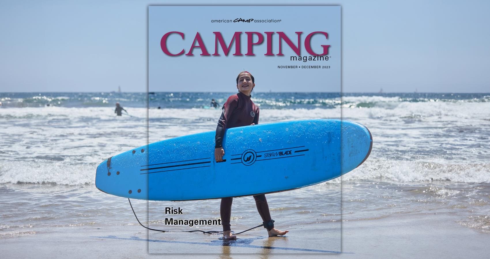 November December Camping Magazine Cover