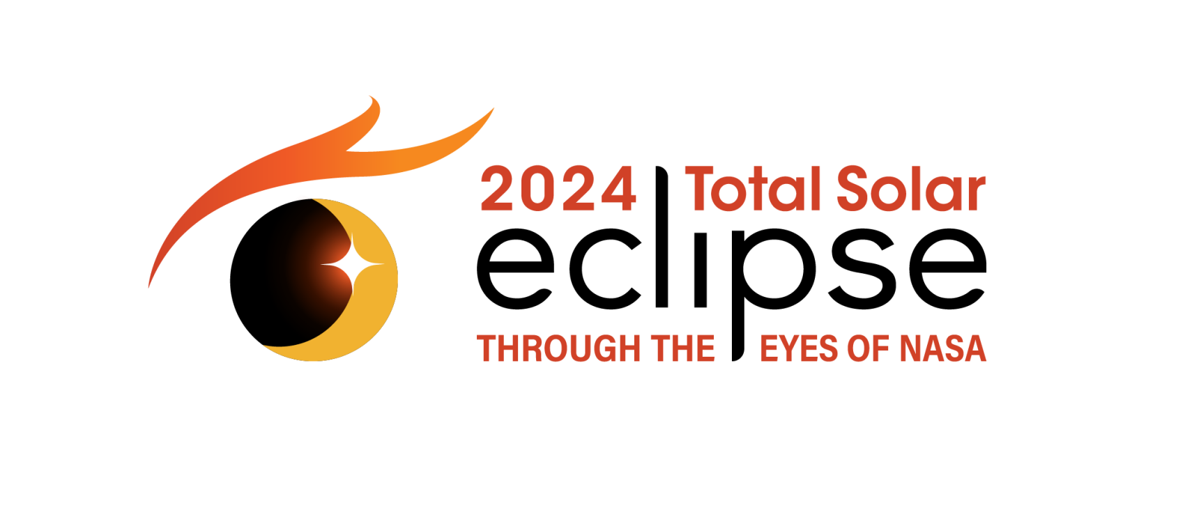 NASA 2024 eclipse logo
