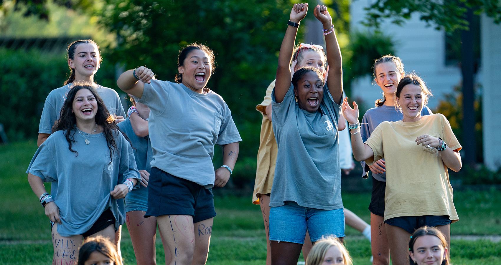 campers cheering