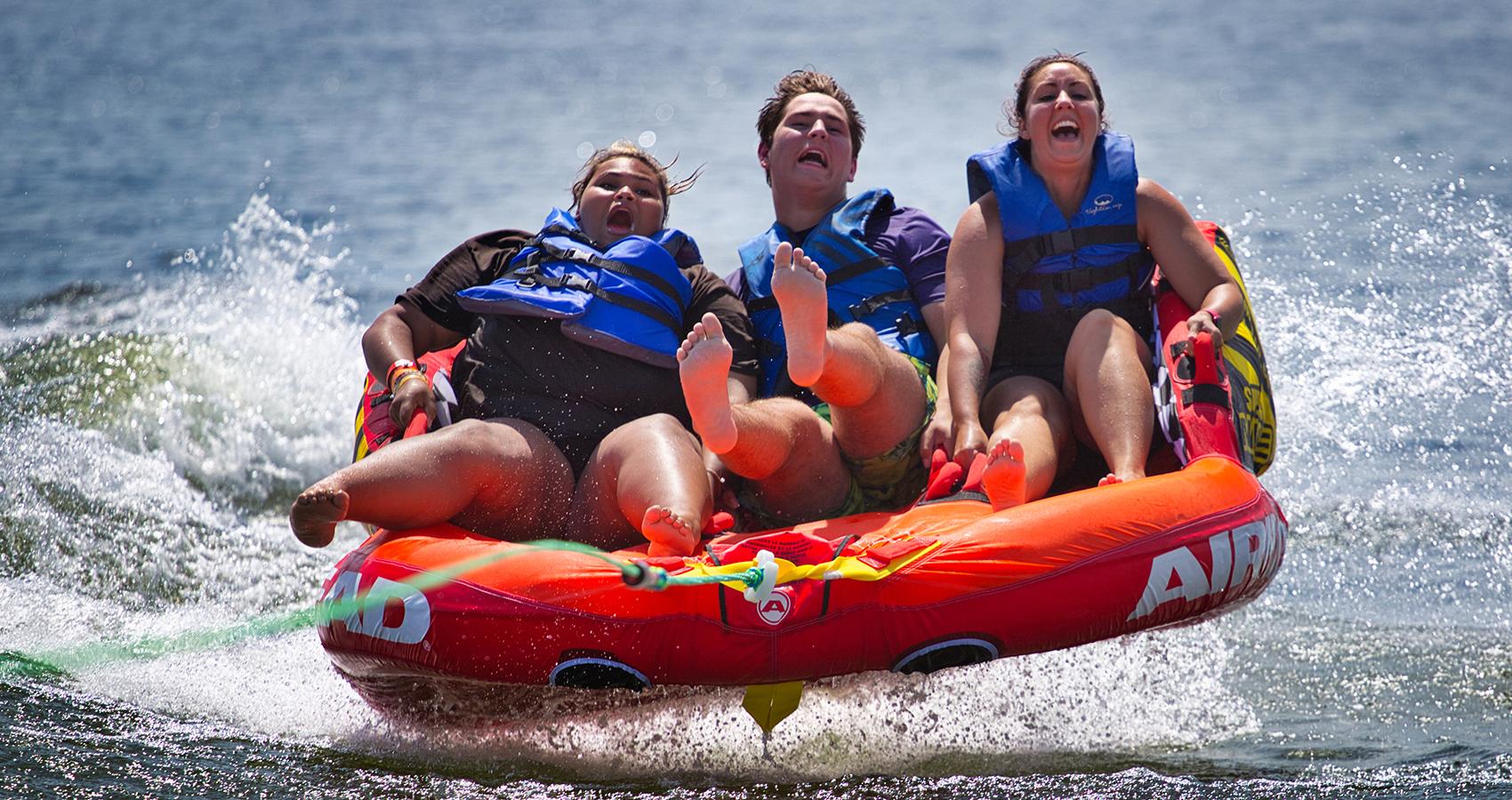 campers tubing