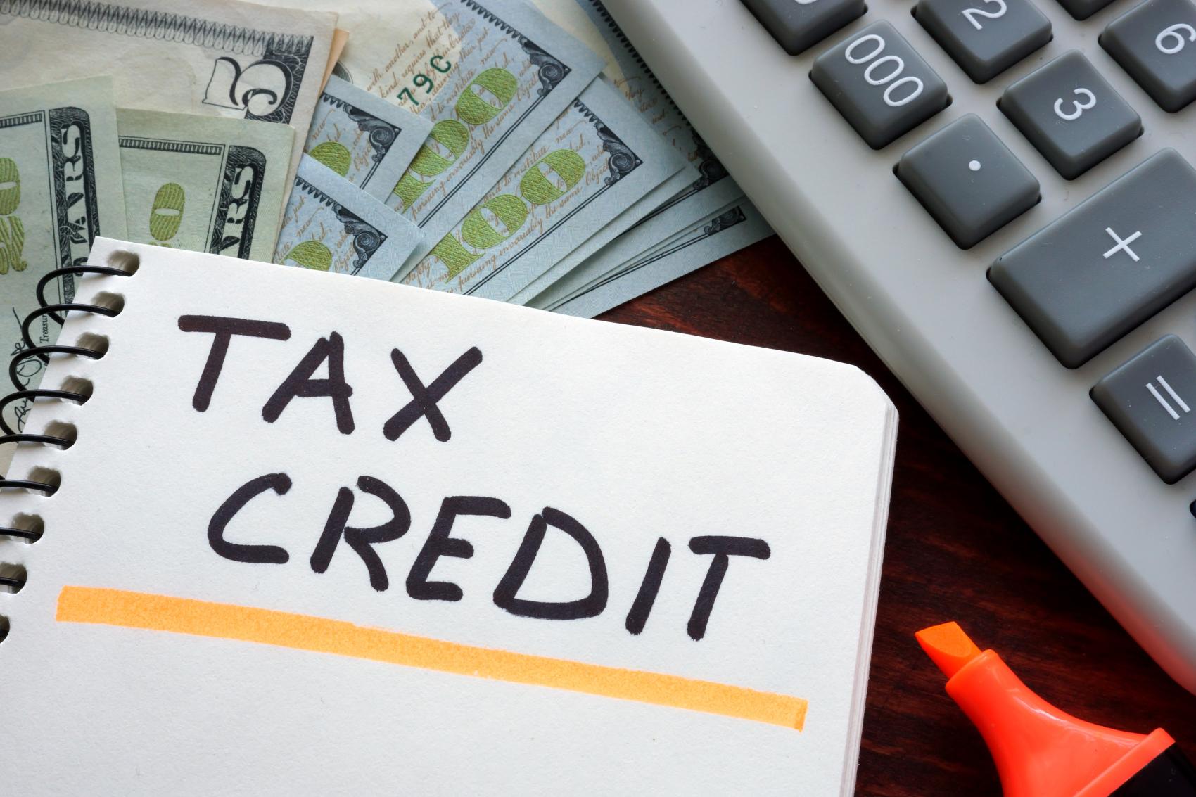 Tax credit notebook