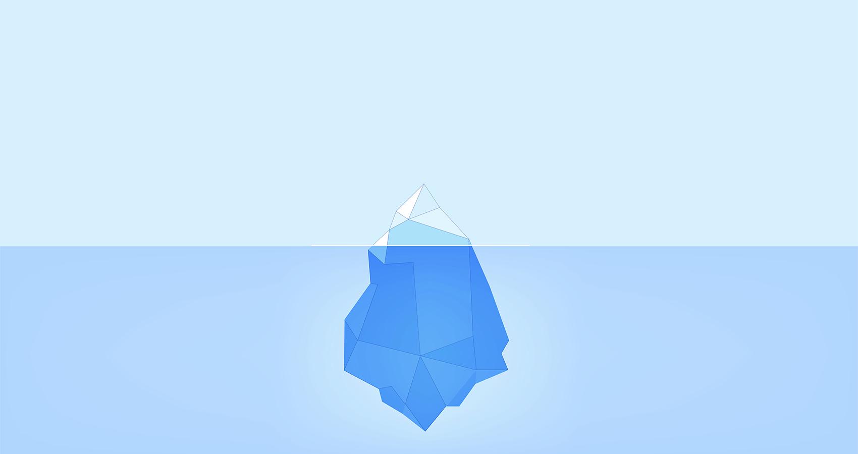 iceberg graphic