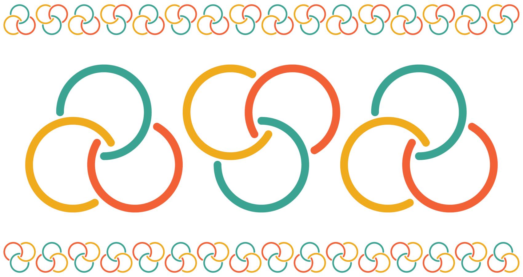 Tri-color knots