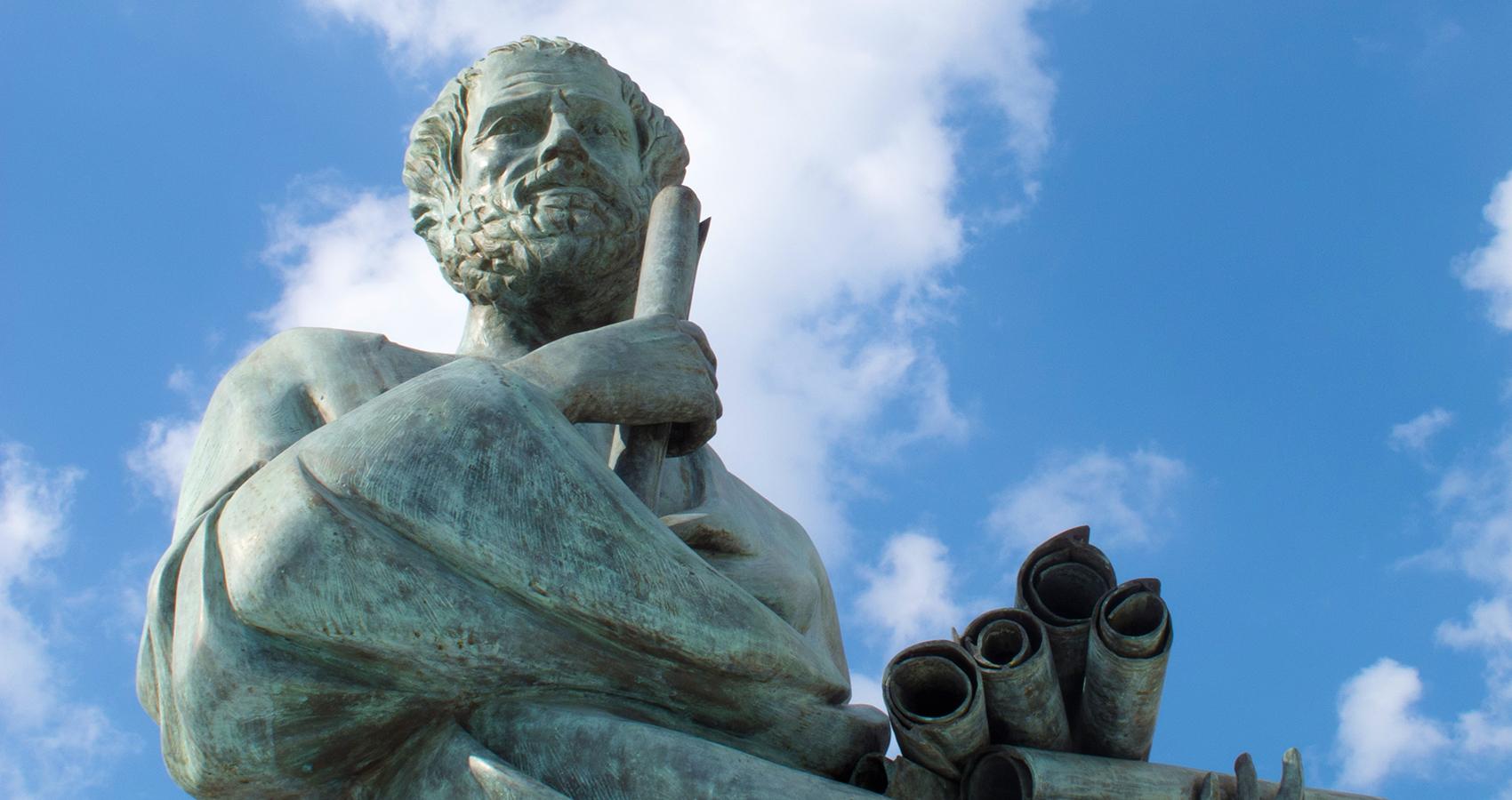 Aristotle statue