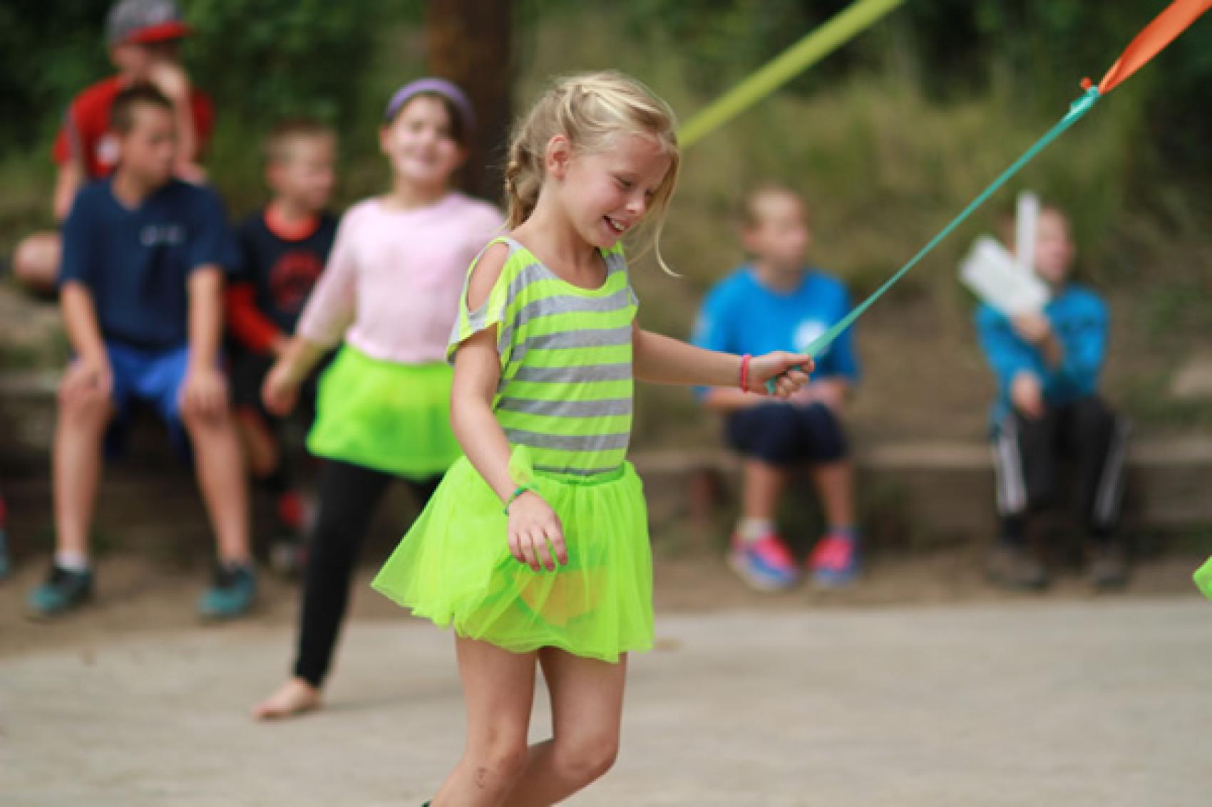 Campers during an activity