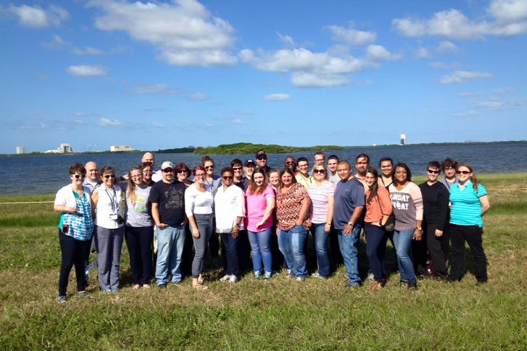 Staff at the Kennedy Space Center