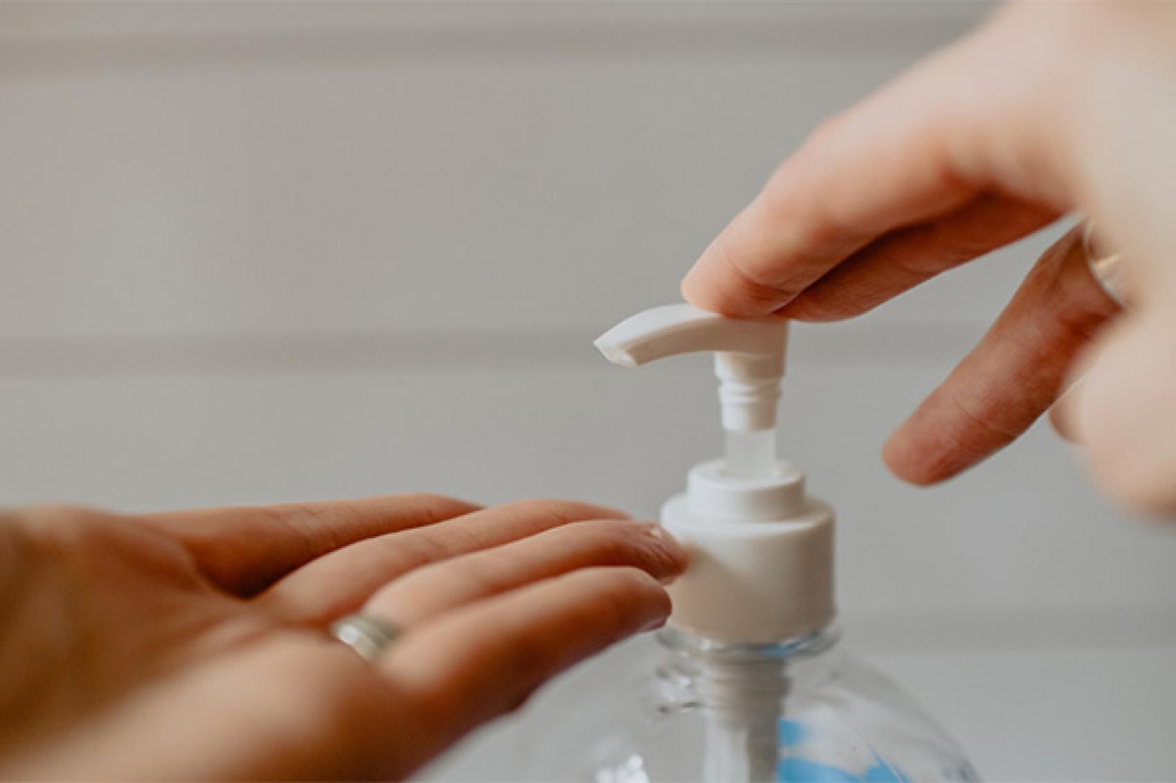 Hand sanitizer bottle