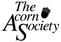 The Acorn Society logo