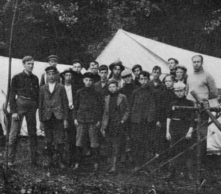 Campers in 1905