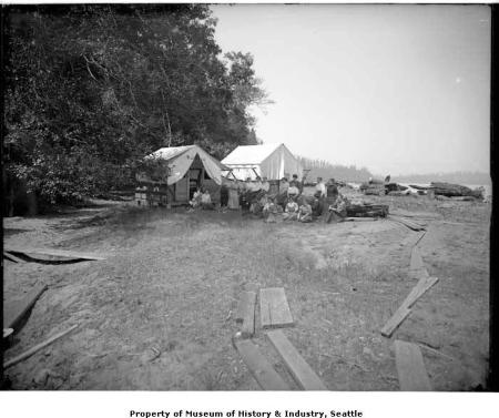 YWCA camp on Bainbridge Island, 1905