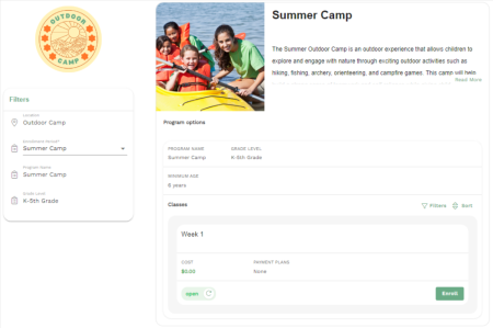 Enrollsy Browse feature