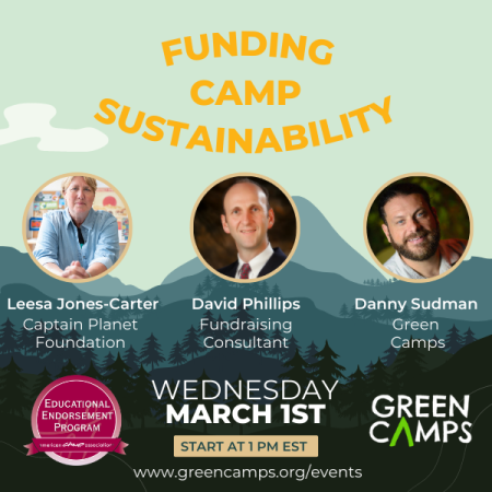 Funding Camp Sustainability Webinar