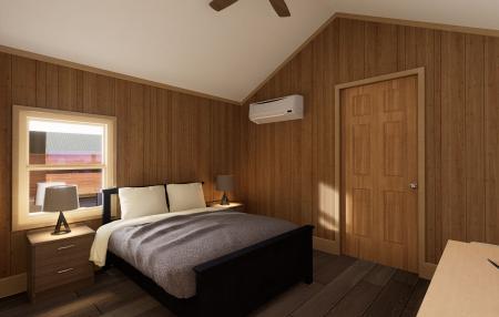Vacavia Okefenokee cabin interior
