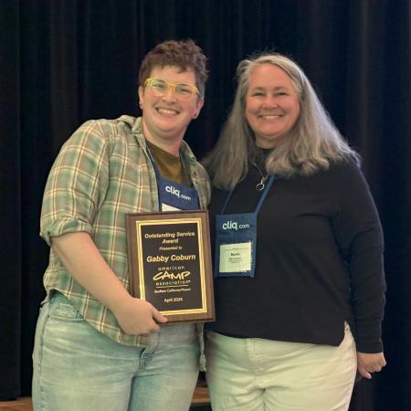 Gabby Coburn award presentation