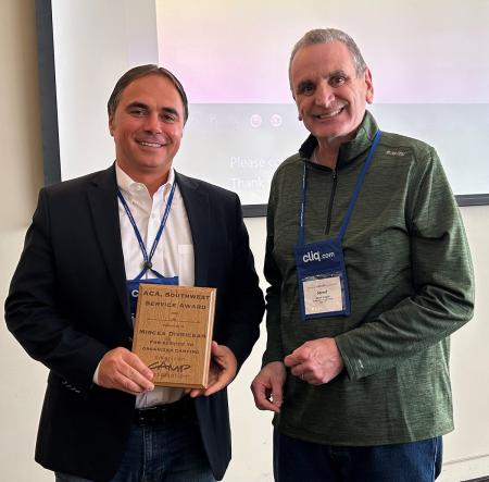 Mircea Divricean award presentation