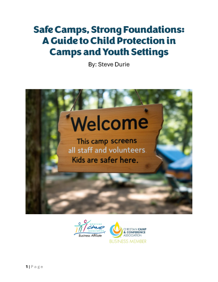 Safe Camps front page