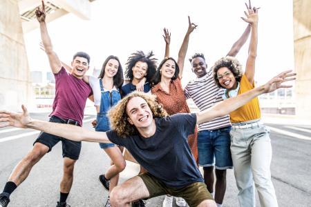 Group of young adults