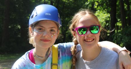 campers posing for picture