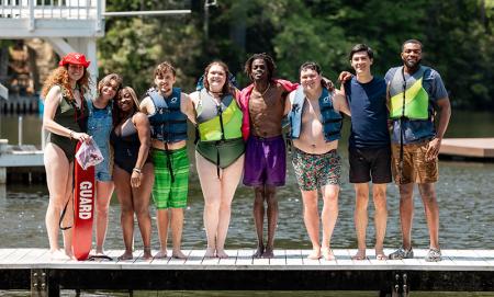 group of campers