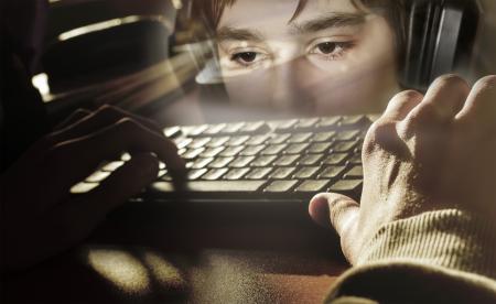 Online Safety Child at Computer