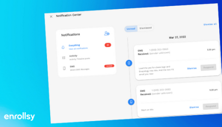 Enrollsy notification center