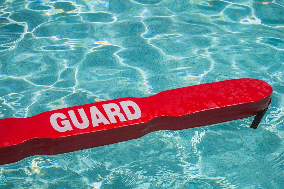 Lifeguard float in water