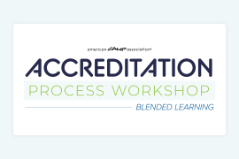 Accreditation Process Workshop Blending Learning Logo