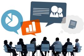 stock photo of board room