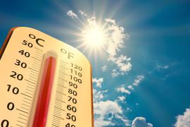 sun, thermometer