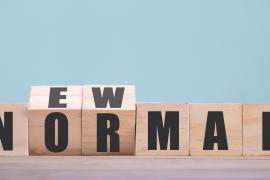 blocks spelling out normal