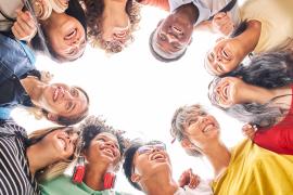 teenagers in a circle