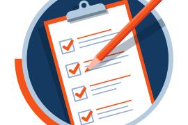 Clipboard checklist