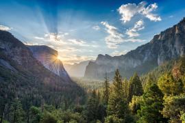 mountain sunrise