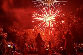 fireworks at camp