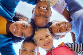 group of multiethnic youth