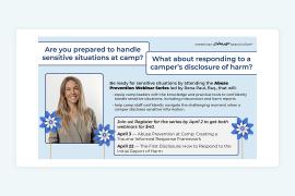 Abuse prevention webinar series illustration