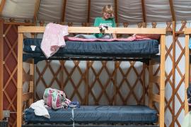 Camper in bunk