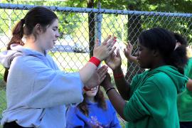 high five