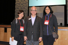 Tom Rosenberg with conference attendees