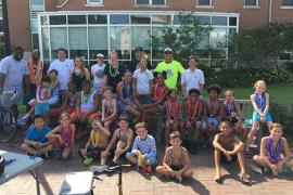 ODU Youth Summer Triathlon Camp participants